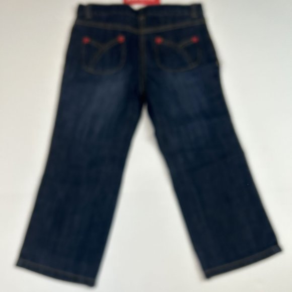 NWT Gymboree Girl Tulip Denim Pant & Tulip Stripe Cardigan 2 Piece Set Size 3 - Picture 5 of 8